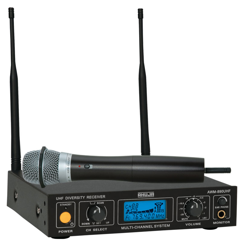 UHF890 UHF Wireless Microphone • Dynamic Cardioid AHUJA RADIOS