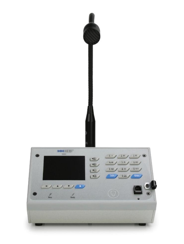 IEDA528HDTG Microphone Station With Color LCD, 20button