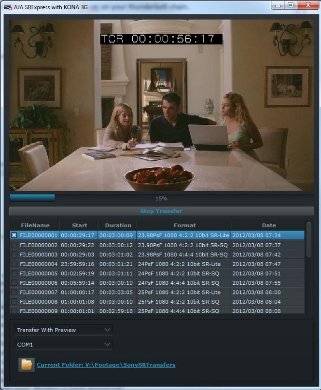 AJA Video - AJA SRExpress Software