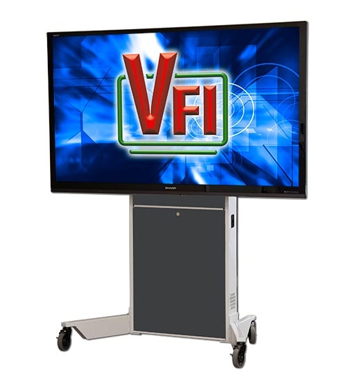 LFT7000 Mobile Electric Lift Display Stand Audio Visual Furniture